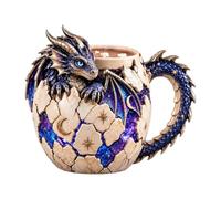 Mug Dragon 3D Objet Décoratif Vintage À Collectionner Fantaisie De | Mug Décoratif Maison Pour Les Amateurs De Dragon Pour Bureau Maison Jeux Anniversaire Restaurant Et Café Violet
