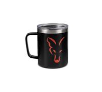 Mug en acier inoxydable Fox Noir 380 ml