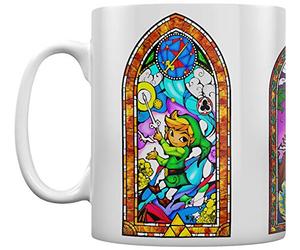Mug en Céramique 315ml/ 11Oz - The Legend Of Zelda (Stain Glass Tri)