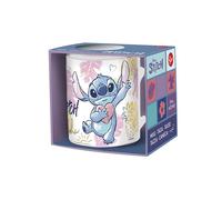 Mug en céramique - Aloha Stitch Disney - 320 ml - Bleu - Lave-vaisselle & Micro-ondes