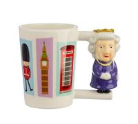 Mug en Céramique - Anse en forme de Reine d'Angleterre