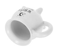 Mug en Céramique Blanc Forme Chaudron pour Boissons Froides Halloween | Contenance 201 à 300ml, Style Sorcière, Design Présent Léger et Portable, Petit Déjeuner, Bureau ou Restaurant