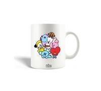 Mug en Céramique - BTS - BT21 - 30 ompatible Lave-Vaisselle - Blanc