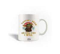 Mug En Céramique Coffee Baby Yoda Star Wars Coffee I Need Or Kill You I Will
