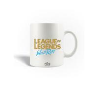 Mug En Céramique League Of Legends Wild Rift Logo Bleu Jaune