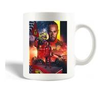 Mug En Céramique Lewis Hamilton Scuderia Ferrari F1 Officiel