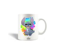 Mug En Céramique Lilo Et Stitch Ohana Citation Multicolore