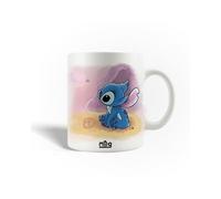 Mug En Céramique Lilo Et Stitch Rose Jaune