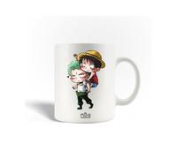 Mug En Céramique Luffy Et Zoro One Piece Anime Poster Fanart