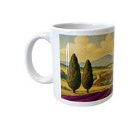 Mug en céramique paysage de Provence
