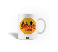 Mug En Céramique Stranger Things Logo Fond Jaune