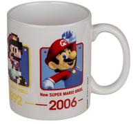 Mug en céramique - Super Mario - Vintage - 325 ml - Compatible lave-vaisselle - Cylindrique
