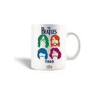 Mug En Céramique The Beatles Groupe Musical Fan Art Affiche Logo Bleu