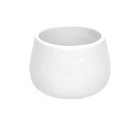 Mug en grès blanc, carré, compatible lave-vaisselle - Pomax - 7x7x5 cm
