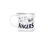 Mug en Métal Emaillé Angers Minimalist Ville France Patrimoine Château