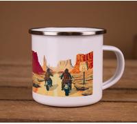 Mug en métal - Moto