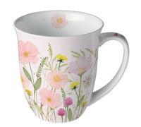 Mug fleurs des champs en porcelaine fine 400 ml
