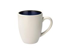 Mug GASTRO 300 ml, blanc / bleu foncé, grès, Bitz