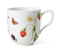 Mug HAMMERSHOI SUMMER - SUMMER BERRIES 330 ml, blanc, porcelaine, Kähler