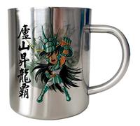 Mug Inox chrome Metal Saint Seiya - Icon Art Tiny Shiryu du dragon