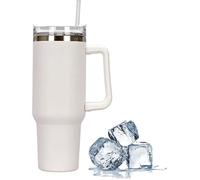 Mug Isotherme - 40 OZ - Acier inoxydable 304 - Réutilisable - Avec paille