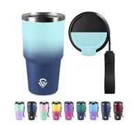 Mug Isotherme 600ml 20oz, sans BPA, Thermo Café Acier Inoxydable 304, Réutilisable, Tasse à café Double Paroi, Tumbler Tasse Isotherme pour École, Sport, Bureau, Gym, Yoga, Camping, Randonnée