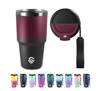 Mug Isotherme 600ml 20oz, Thermo Café Réutilisable Acier Inoxydable 304, Tasse Isotherme sans BPA, Tasse Thermos Double Paroi, Tumbler pour École, Sport, Bureau, Gym, Yoga, Camping, Randonnée