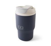 Mug isotherme avec paille 360ml bleu