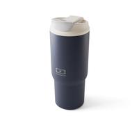 Mug isotherme avec paille 600ml bleu
