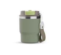Mug Isotherme Café 350ml avec Couvercle Étanche - Tasse à Café en Acier Inoxydable Double Paroi - Gobelet Réutilisable sans BPA pour Boissons Chaudes et Froides - Idéal pour Bureau, Voiture, Voyage