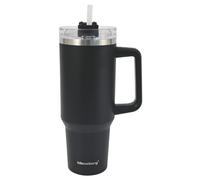 Mug isotherme en acier 1100 ml avec anse et paille Klausberg KB-7942