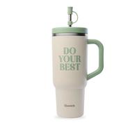 Mug isotherme inox Qwetch Level Up Beige