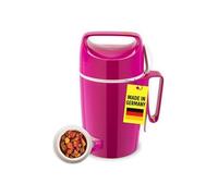 Mug Isotherme - Rotpunkt Dirk 850 - Large ouverture - Boîte repas Avec cuillère - Garde au Chaud 12h - Framboise