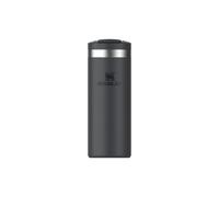 Mug isotherme Stanley Transit Fliptop Black - 350 ml, noir