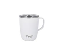 Mug isotherme S'well, Pierre de lune, 350ml. Mug de voyage en Acier inoxydable avec poignée, Mug avec couvercle coulissant - Lavable au lave-vaisselle