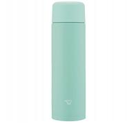ZOJIRUSHI SM-MA35-AL Bouteille d'eau, bouchon sans couture, petite capacité, 350 ml, vis, tasse en acier inoxydable, turquoise douce, joint intégré, facile d'entretien, 2 pièces de lavage uniquement