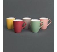 Olympia Pastel Porcelain Mug Yellow - 340ml 11.5fl oz (Box 6)