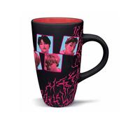 STOR Mug Latte en Céramique Kpop Demon Hunters 695ml - Grand Mug à Café avec Designs Originaux - Compatible Lave-Vaisselle et Micro-Ondes - Produit Officiel