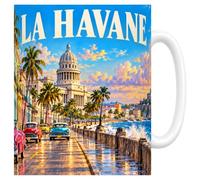 Mug La Havane - La Perle des Antilles - Céramique 330 ml