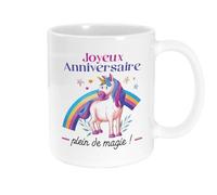 Mug Licorne Joyeux Anniversaire Magie