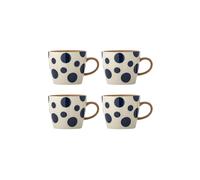 Mug lot de 4 en grès multicolore Miri