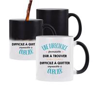 Mug magique - Formidable Directrice - Dessin thermochrome - 325 ml - Porcelaine