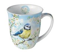 Mug mésange bleue en porcelaine