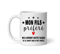 Mug mon fils préféré m'a offert cette tasse papa drôle Tasse papa fête des pères