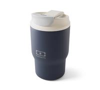 Mug isotherme avec paille 360ml bleu
