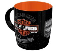 Mug noir Harley-Davidson Genuine Motorcycles 340 ml