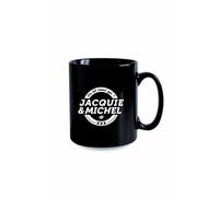Mug noir J&M - logo rond
