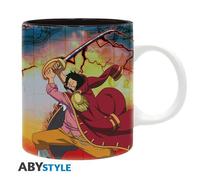 ABYstyle Tasse One Piece Roger vs Barbabianca subli 320 ml Blanc G