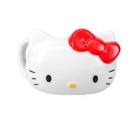 Paladone Hello Kitty Mug en céramique sous licence officielle Amine Cartoon Chat avec nœud rouge classique, accessoire de bureau et école et cadeau