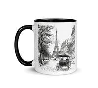 Mug Paris Rétro Tour Eiffel - Tasse Paris Vintage - Souvenir Paris France - Mug Tour Eiffel Café - Idée Cadeau Paris Original